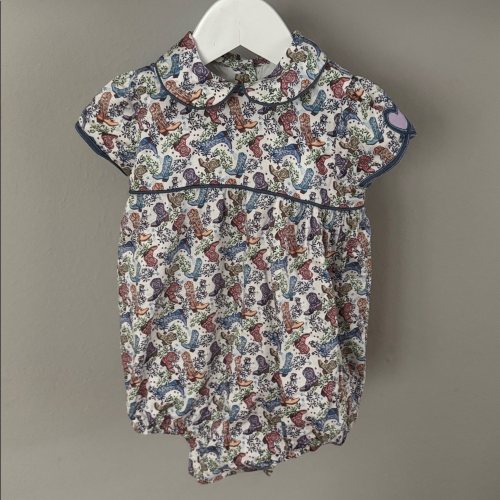 Dondolo Boot Print Romper size 2T